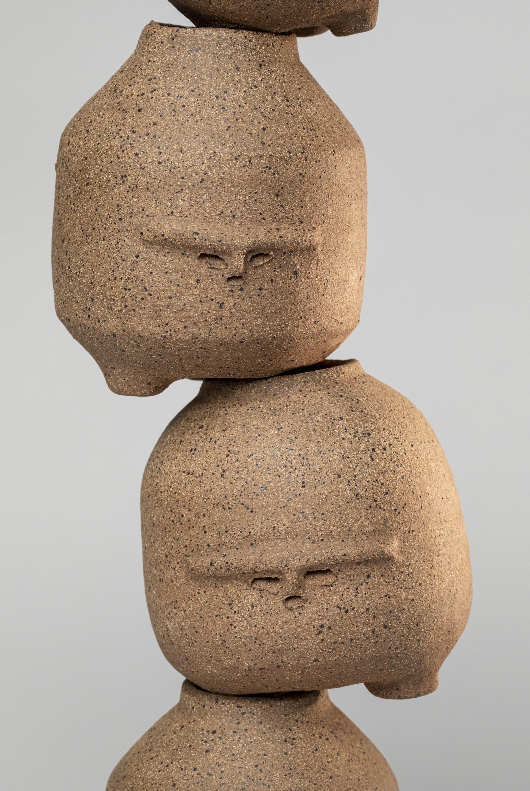 Ceramic sculpture at Oolong Gallery